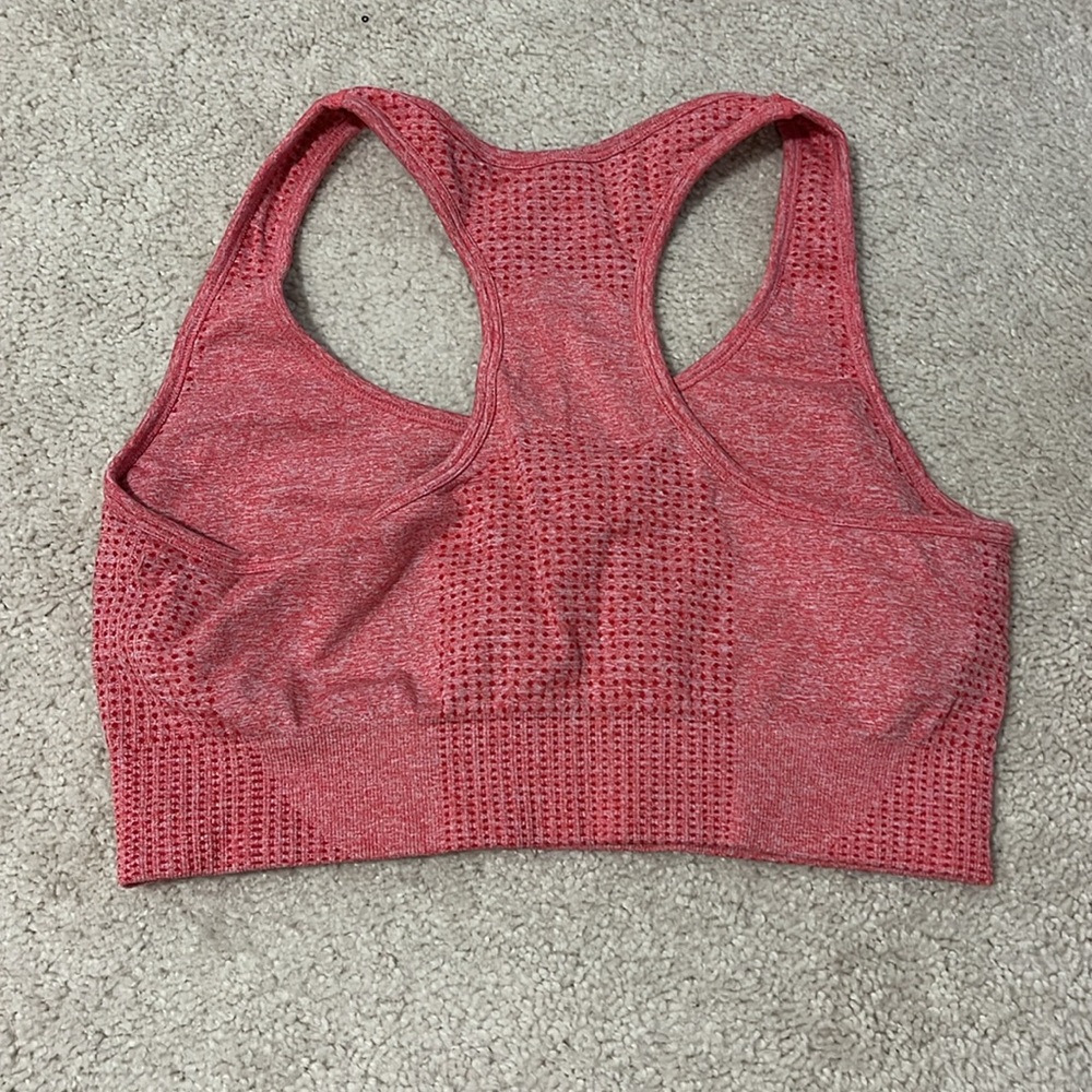 Seamless Racerback Sports Bra - Picture 2 of 3